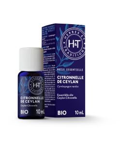 Citronnelle de Ceylan (Cymbopogon nardus) BIO, 10 ml